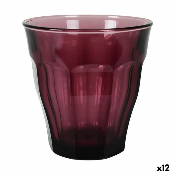 Lasisetti Duralex Picardie Purppura 4 Kappaletta 250 ml (12 osaa)