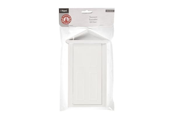 Kapel Hobby Julemands dør , hvid 18,5 cm