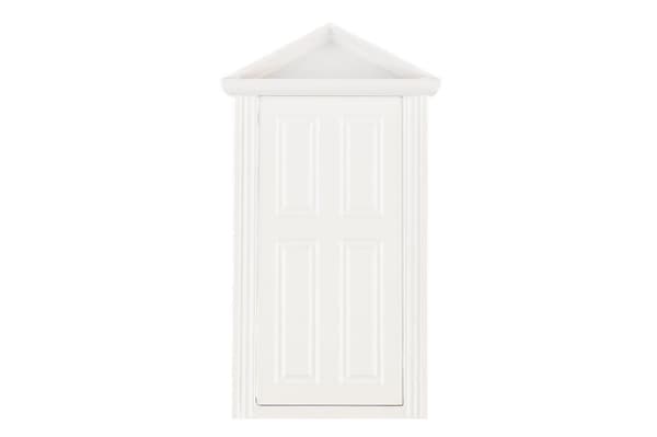 Kapel Hobby Julemands dør , hvid 18,5 cm
