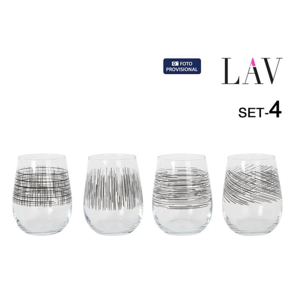 Lasisetti LAV GAIA 4 Kappaletta (6 osaa)