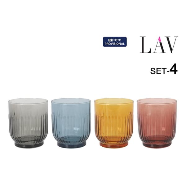 Sett med glass LAV TOKYO 4 Deler (6 enheter)