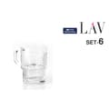 Miniatyrbilde 3 av 3: Sett med glass LAV Helen 6 Deler (8 enheter)