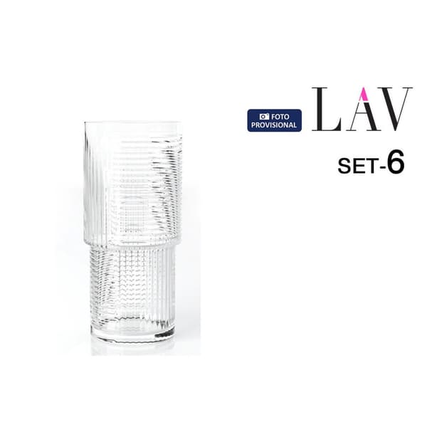 Glassæt LAV Helen 0,52 l 6 Dele (8 enheder)