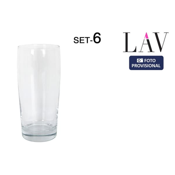 Glassæt LAV 6 Dele (4 enheder)