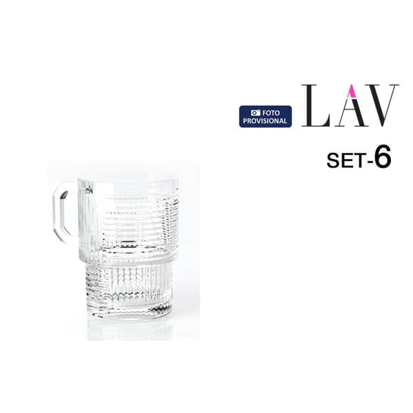Glassæt LAV Helen 6 Dele (8 enheder)