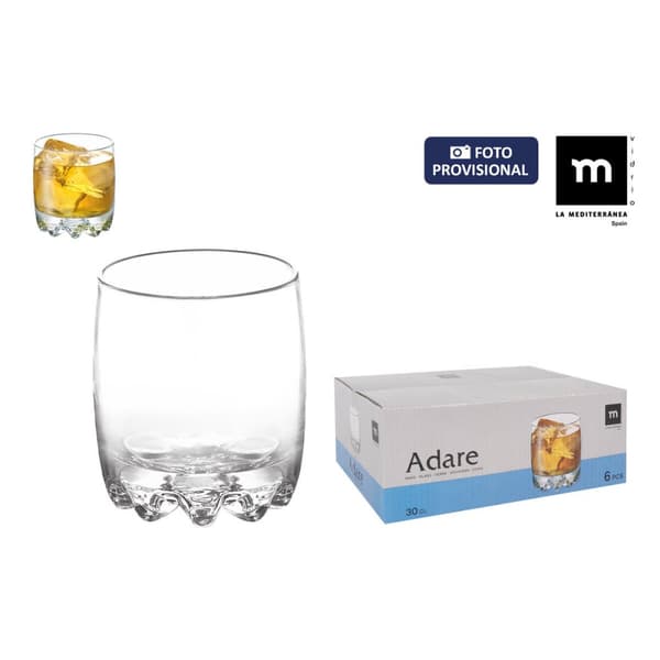 Glasset La Mediterránea ADARE 0,3 L 6 Delar (8 antal)
