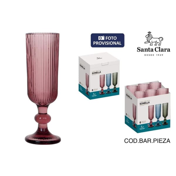 Champagneglas Santa Clara Sonella Purpur (36 antal)