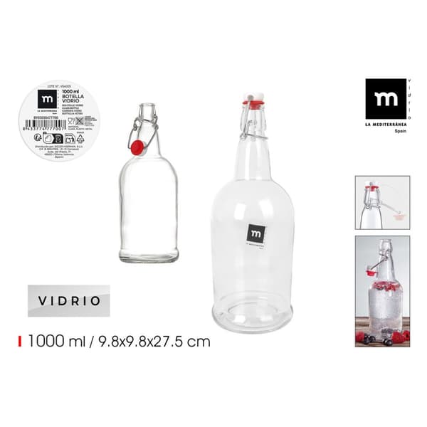 Glasflaska La Mediterránea 1 L (12 antal)