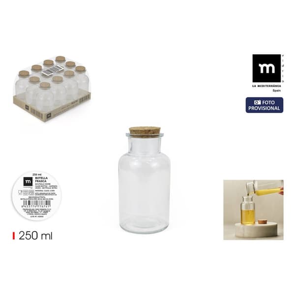 Lasipullo La Mediterránea 250 ml 0,25 L (36 Osaa)