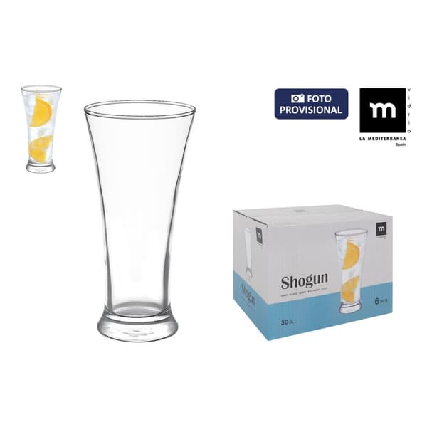 Glasset La Mediterránea SHOGUN 0,3 L 6 Delar (8 antal)