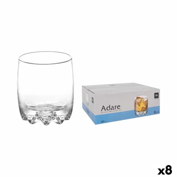 Glassæt La Mediterránea ADARE 0,3 L 6 Dele (8 enheder)