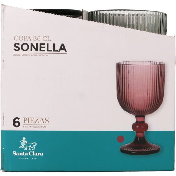 Champagneglas Santa Clara Sonella Grøn (36 Enheder)