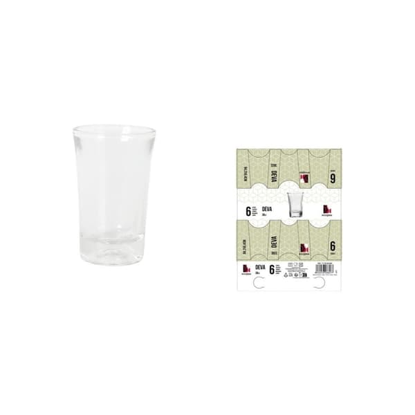 Sæt med shots glas La Mediterránea Deva 6 Dele (12 enheder)
