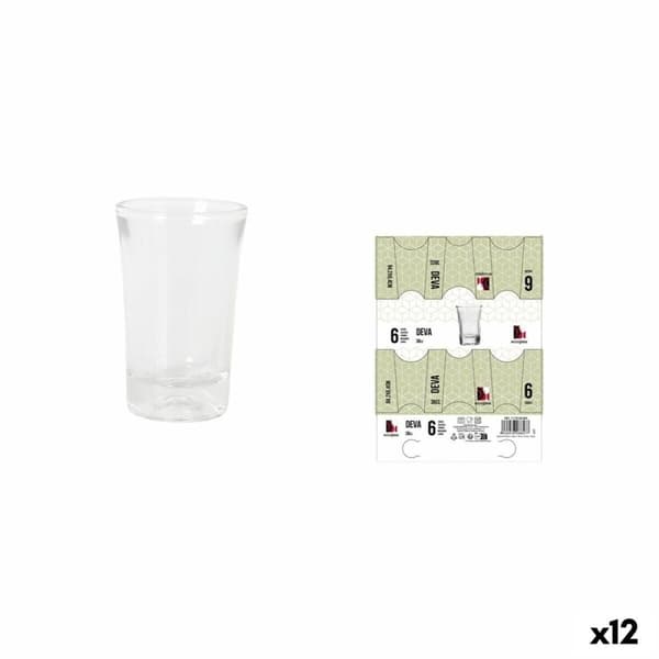 Sæt med shots glas La Mediterránea Deva 6 Dele (12 enheder)