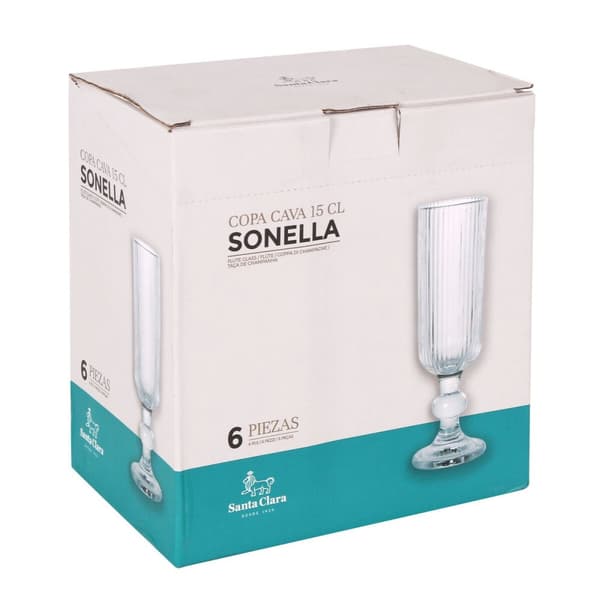 Champagneglas Santa Clara Sonella (36 Enheder)