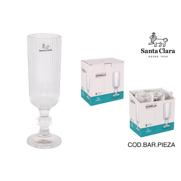 Champagneglas Santa Clara Sonella (36 Enheder)