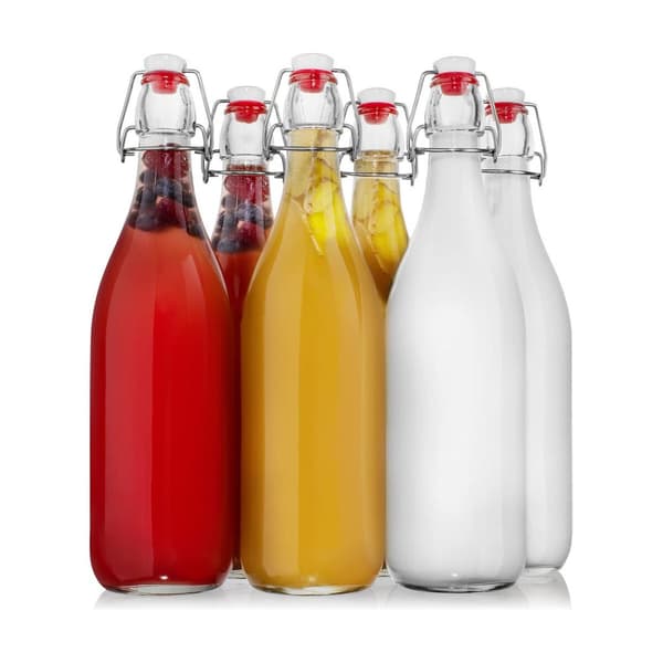 Glasflaske La Mediterránea Glas 1 L (12 enheder)