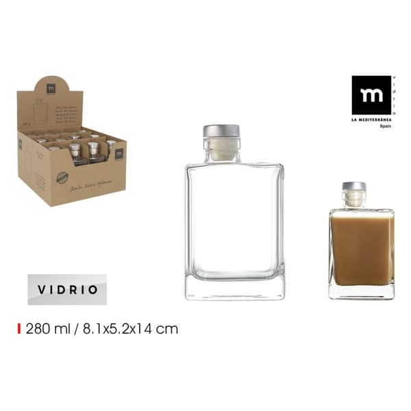 Glasflaske La Mediterránea Glas 280 ml 0,28 l (24 enheder)