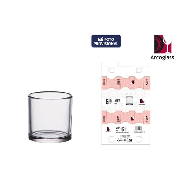 Setti shottilaseja La Mediterránea Micy 6 Kappaletta (36 Osaa)