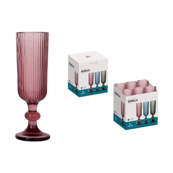 Champagneglas Santa Clara Sonella Purpur (36 antal)