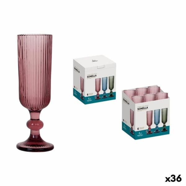 Champagneglas Santa Clara Sonella Purpur (36 antal)