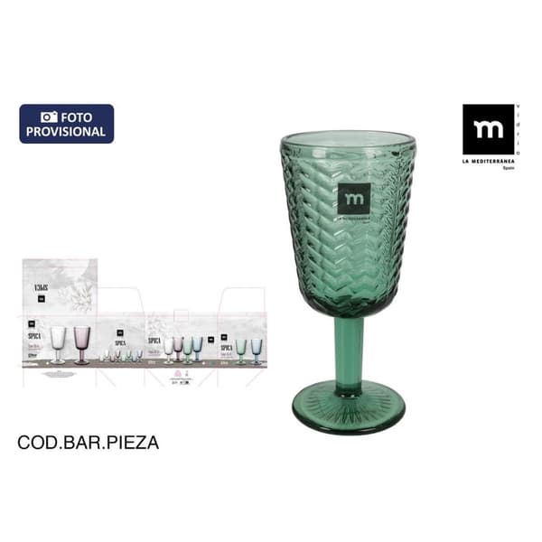 Champagneglas La Mediterránea Spica Grön (36 antal)