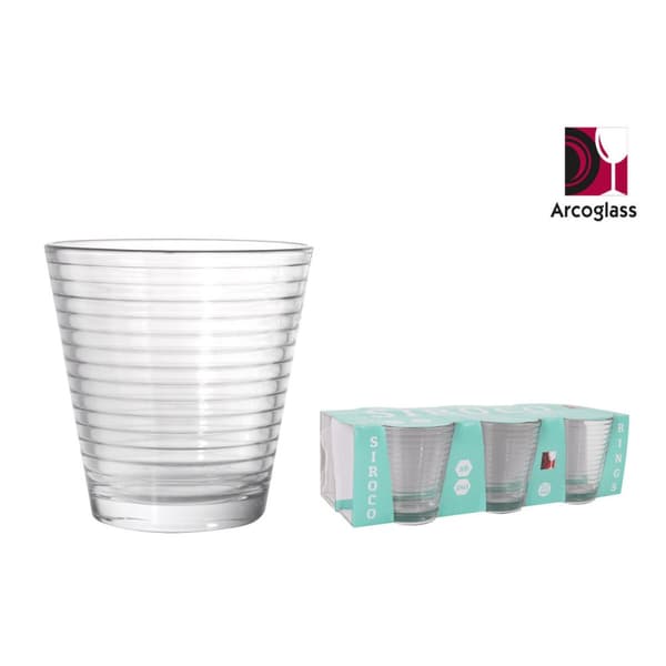 Glasset La Mediterránea Siroco rings 6 Delar (12 antal)