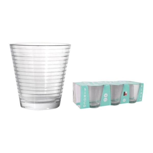 Glasset La Mediterránea Siroco rings 6 Delar (12 antal)