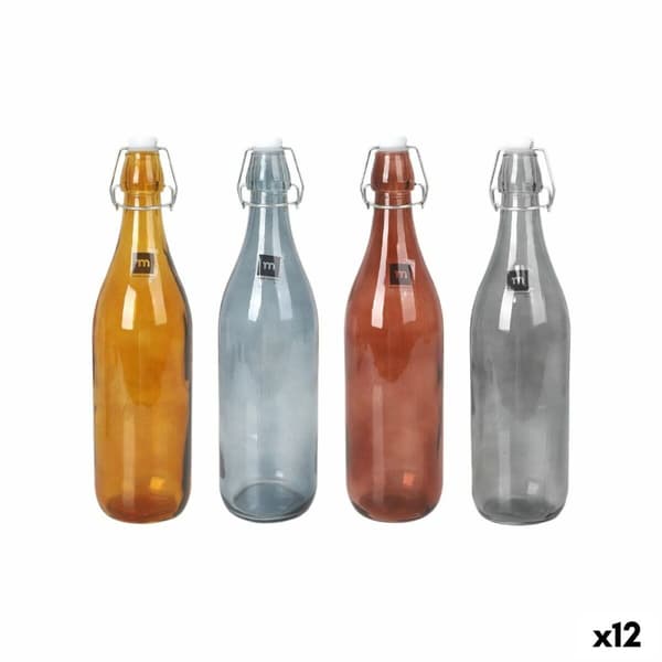 Glasflaska La Mediterránea Dark goethe 1 L (12 antal)