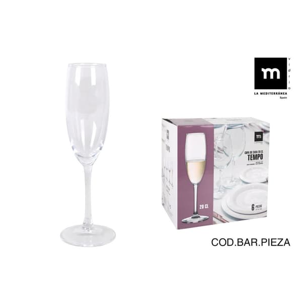 Champagneglass La Mediterránea Tempo (24 enheter)