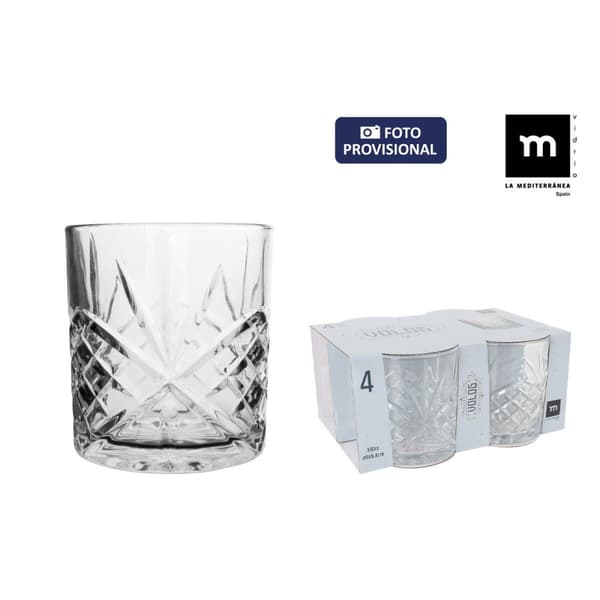 Sett med glass La Mediterránea Volos 4 Deler (12 enheter)