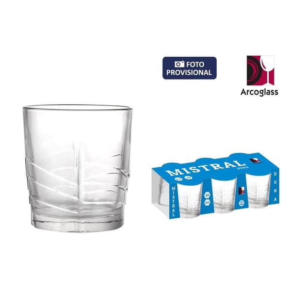 Sett med glass La Mediterránea Mistral duna 6 Deler (12 enheter)