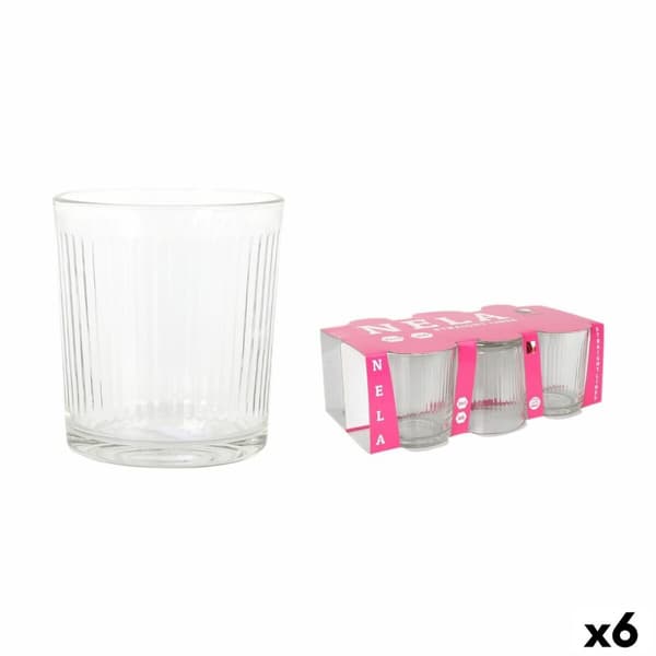 Sett med glass La Mediterránea STRAIGHT 6 Deler (6 enheter)