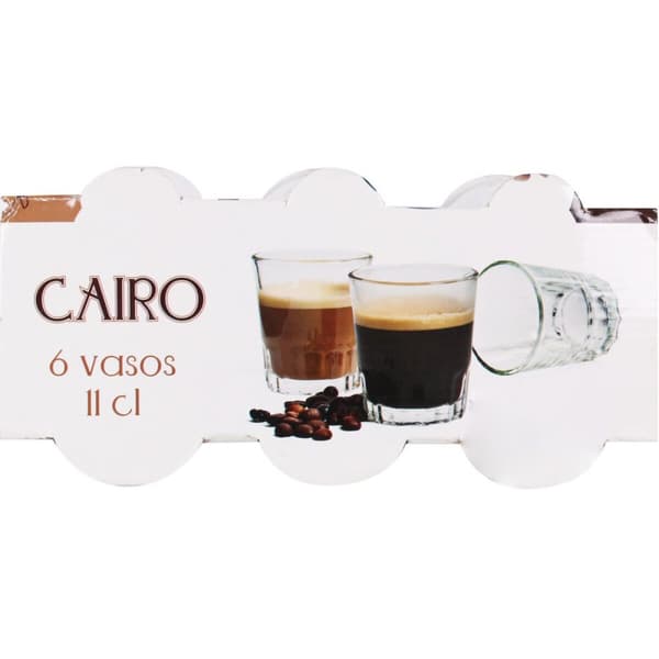 Sett med glass La Mediterránea Cairo 6 Deler (24 enheter)