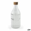 Miniatyrbilde 1 av 4: Glassflaske La Mediterránea Metall Glass 1 L (24 enheter)