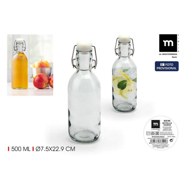 Glassflaske La Mediterránea Glass 500 ml (24 enheter)