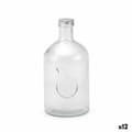 Miniatyrbilde 1 av 4: Glassflaske La Mediterránea Metall Glass 1,4 L (12 enheter)