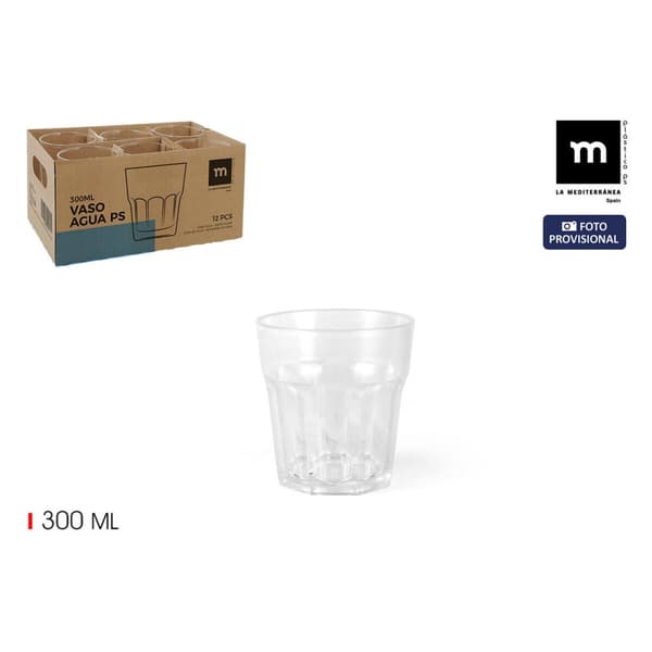 Vandglas La Mediterránea 0,3 L (24 enheder)