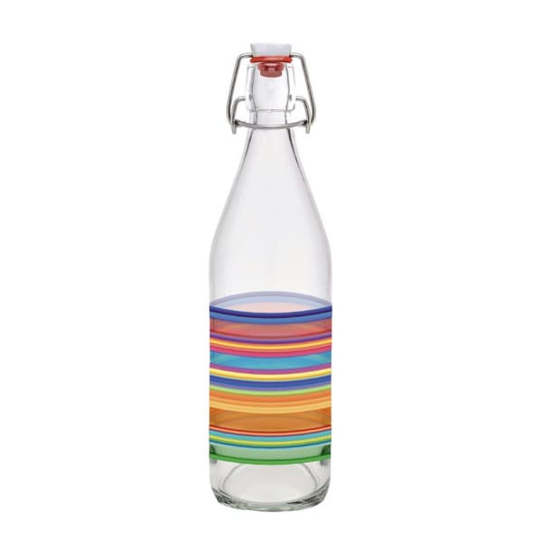 Glasflaske La Mediterránea Glas 1 L (12 enheder)