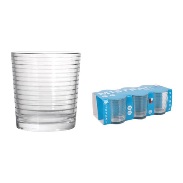 Glasset La Mediterránea Mistral rings 6 Delar (12 antal)