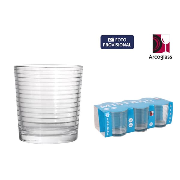 Glasset La Mediterránea Mistral rings 6 Delar (12 antal)