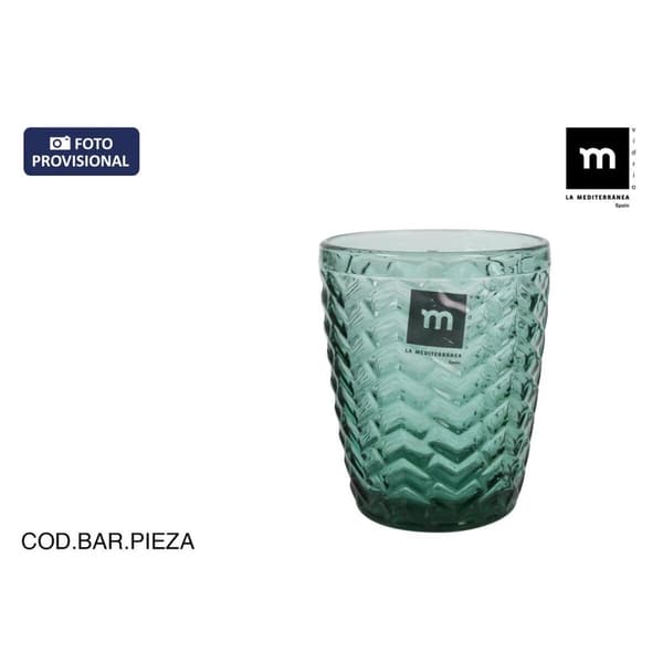Glas för vatten La Mediterránea Spica Grön (48 antal)