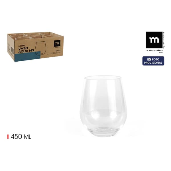 Glas för vatten La Mediterránea 0,4 l (24 antal)
