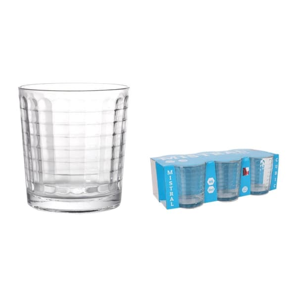 Glassæt La Mediterránea Mistral cubic 6 Dele (12 enheder)