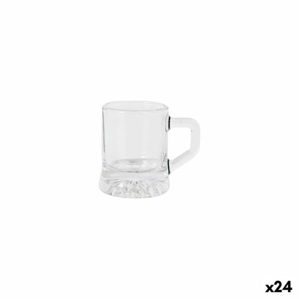 Sæt med shots glas La Mediterránea Royal gold 4 Dele (24 enheder)