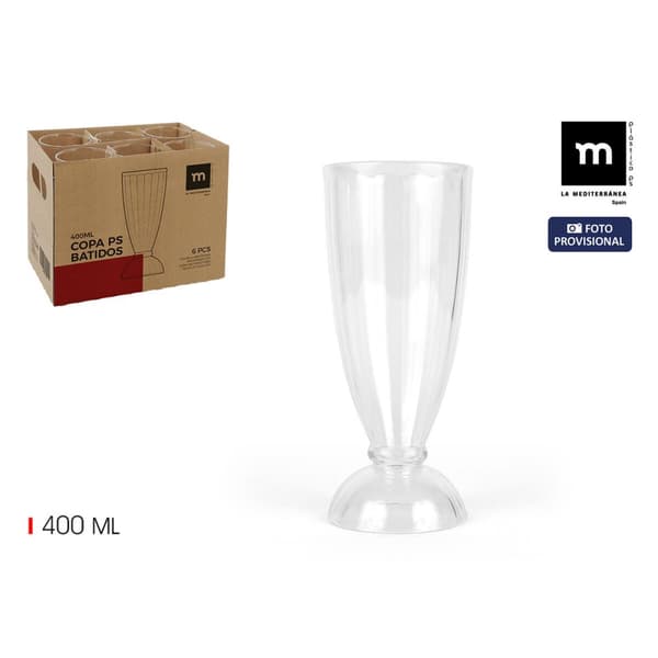 Krus til milkshake La Mediterránea 0,4 l (24 enheder)