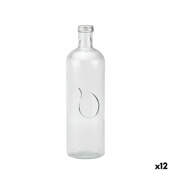 Glasflaske La Mediterránea Metal Glas 1,6 L (12 enheder)