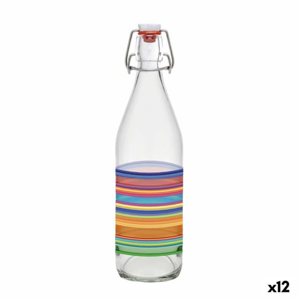 Glasflaske La Mediterránea Glas 1 L (12 enheder)