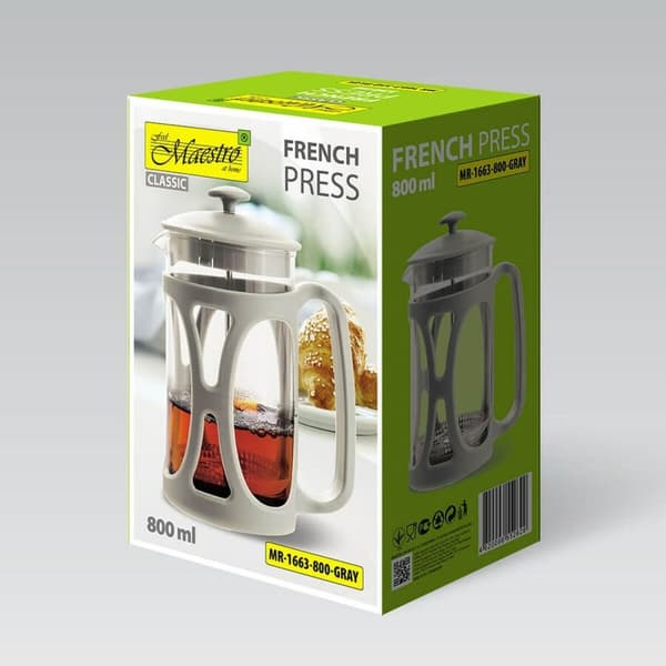 Tekanna Feel Maestro MR-1663-800 Grå Glas 800 ml