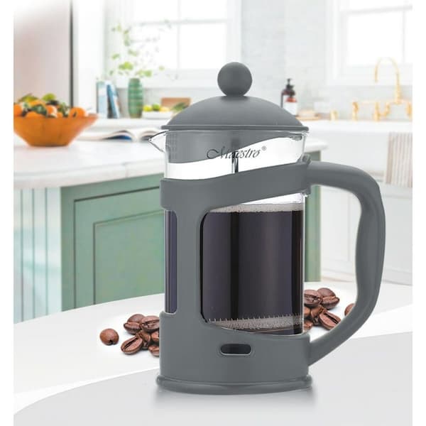Tekande Feel Maestro MR-1665-800 Grå Rustfrit stål Borosilikatglas 800 ml